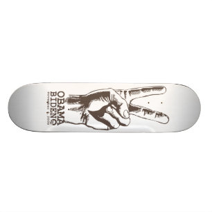 Obama, Biden Peace Skateboard