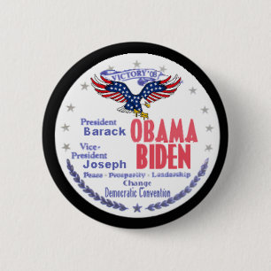 Obama Biden Ticket Button