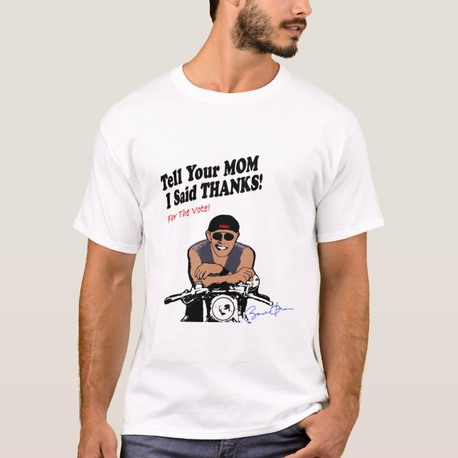 Obama Biker T-Shirt (Front)
