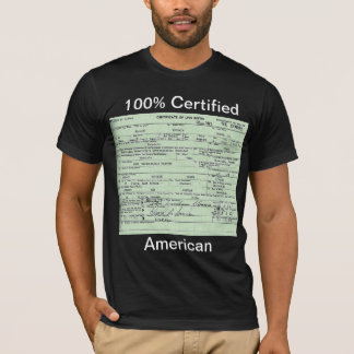 Obama Birth Certificate T-Shirt