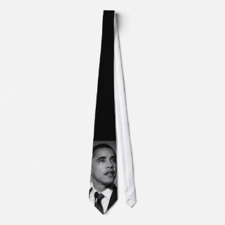 Obama Black/White Tie - Customised
