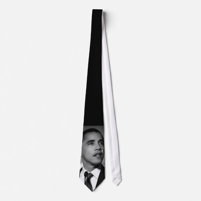 Obama Black/White Tie - Customised (Front)
