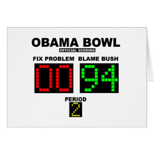 Obama Bowl - Official Scoring