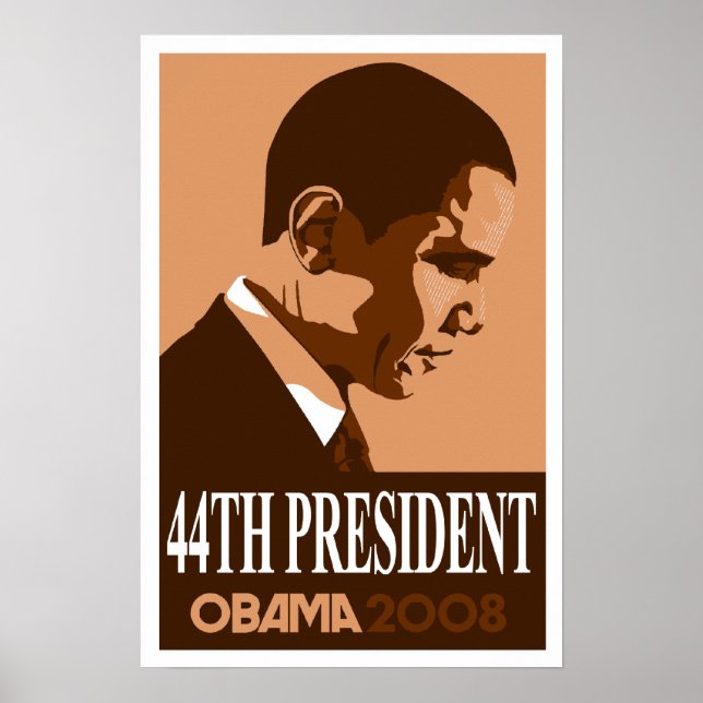 Obama Brown 44th President Poster 3 (Front)