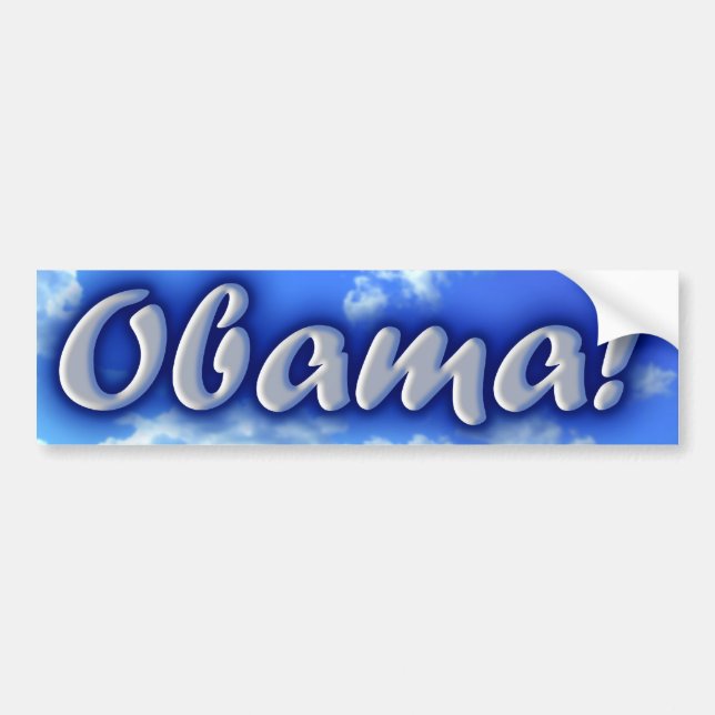 Obama! bumper sticker (Front)