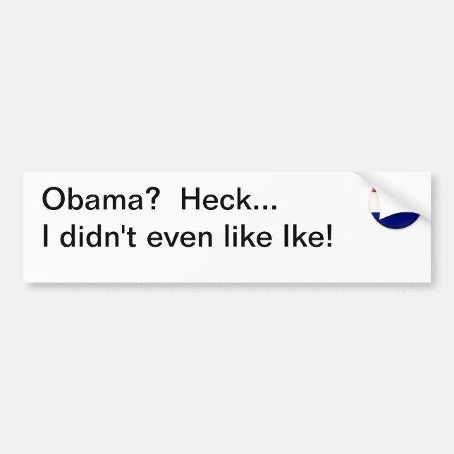Obama? Bumper Sticker (Front)