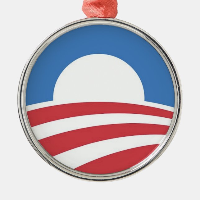 Obama campaign Christmas Ornament (Front)
