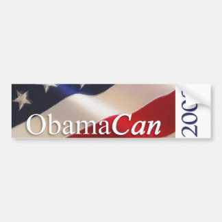 Obama Can - Bumper Sticker