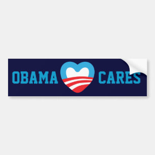 Obama Cares Bumper Sticker