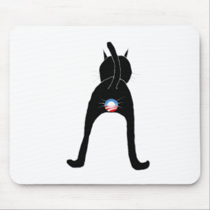 Obama Cat Mouse Pad