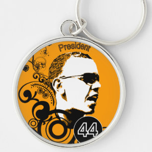 Obama Change BackGround Colour Key Ring