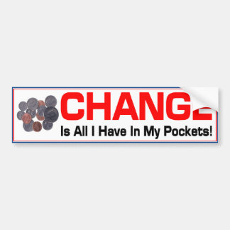 Obama Change Bumper Sticker