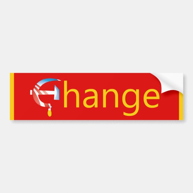 Obama Change Bumper Sticker (Front)