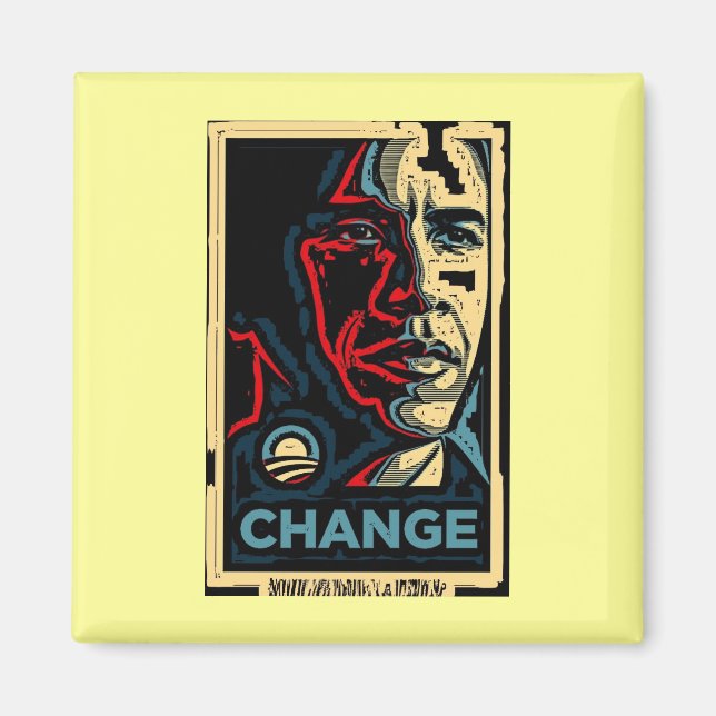 Obama Change Magnet (Front)