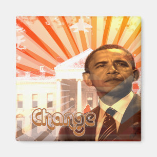 Obama Change Magnet