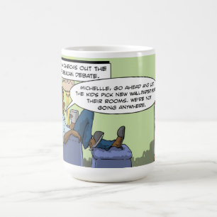 Obama checks out the Republican Debate Coffee Mug