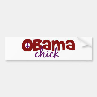 Obama Chick Bumper Sticker
