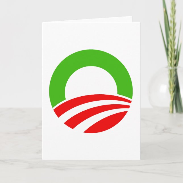 Obama Christmas Holiday Card (Front)