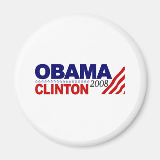 Obama Clinton 2008 Magnet