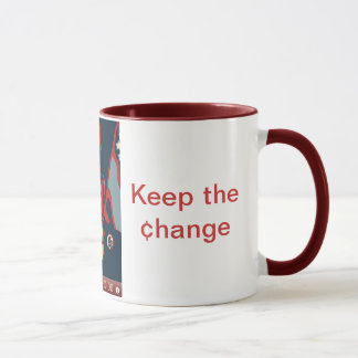 Obama Clock Mug - Maroon