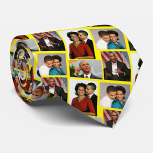 OBAMA COLLAGE TIE