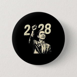 Obama Comeback 2028 Statement _8  6 Cm Round Badge