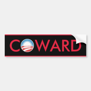 Obama Coward Bumper Sticker