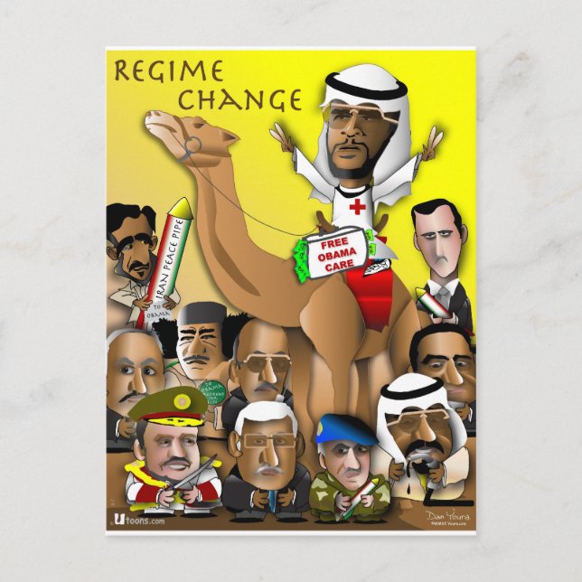 Obama Crude Policy Postcard (Front)