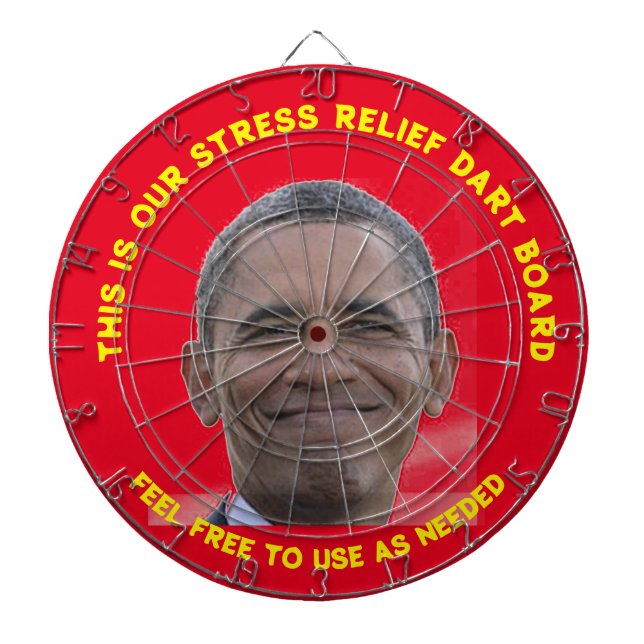 Obama Dartboard (Front)