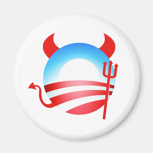 Obama Devil Magnet (Front)