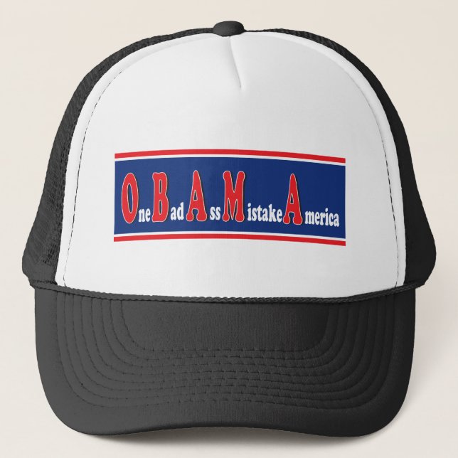 OBAMA.epsbig Trucker Hat (Front)