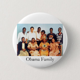 Obama Family 6 Cm Round Badge
