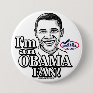 Obama Fan Button