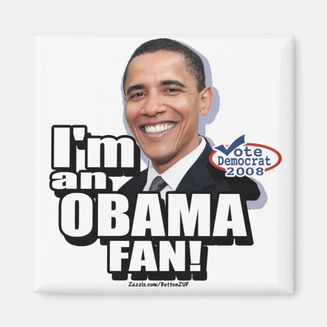 Obama Fan Magnet (Front)