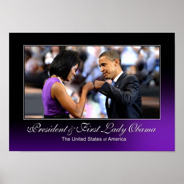 Obama Fist Bump Poster (Front)