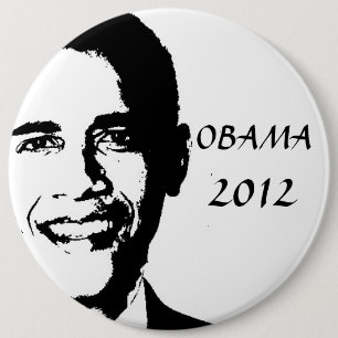 Obama for 2012 6 cm round badge