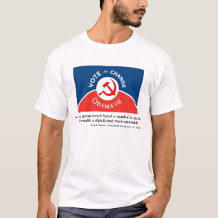 Obama for Change - Mens T-Shirt