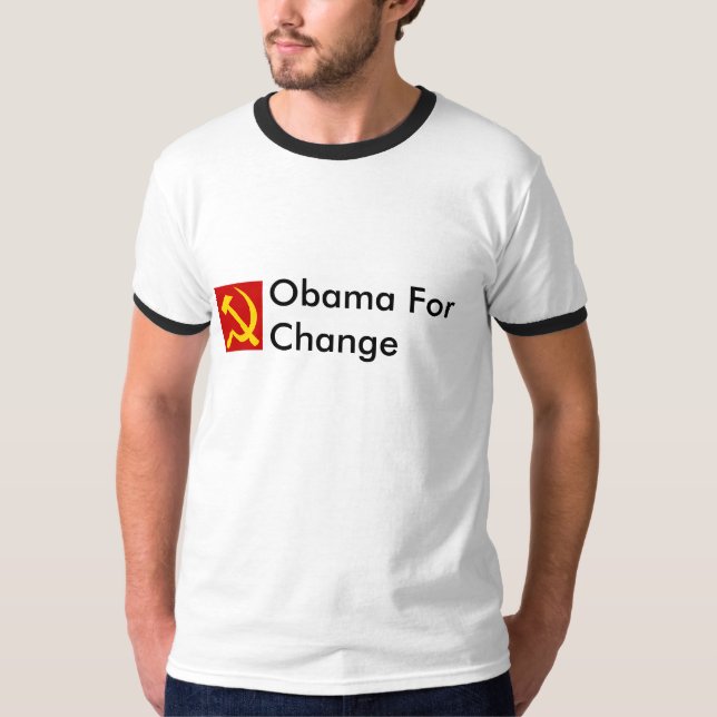 Obama For Change T-Shirt (Front)