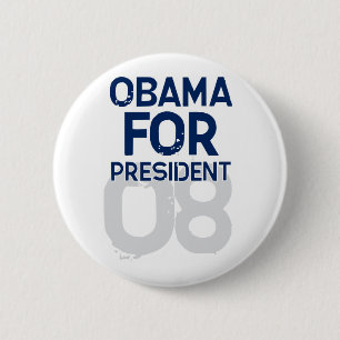 OBAMA For President 08 - Button