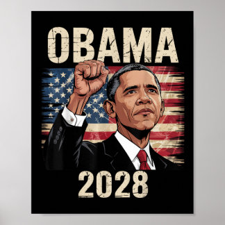 Obama For President 2028 Obama 2028 1  Poster