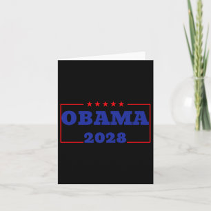 Obama For President 2028 Obama 2028 48th Premium Card