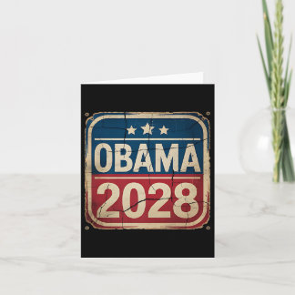 Obama For President 2028 Obama 2028 Premium  Card