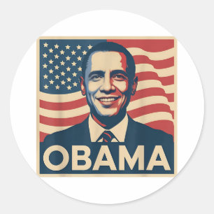 Obama For President 2028 Obama 48th President Of A Classic Round Sticker