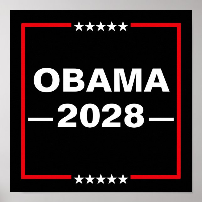 Obama for President 2028 Poster (Front)