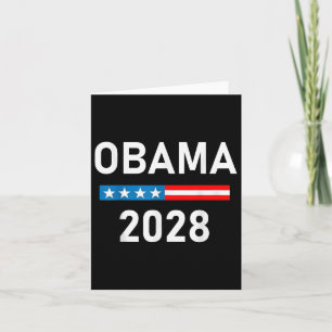 Obama For President Obama 2028 Card