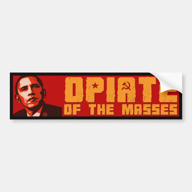 Obama For the Masses Bumper Sticker (Front)