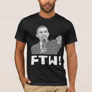 Obama For The Win! (white) T-Shirt