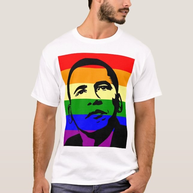 "Obama Gay Marriage Support" T-Shirt (Front)