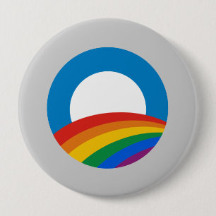 Obama Gay Pride 10 Cm Round Badge
