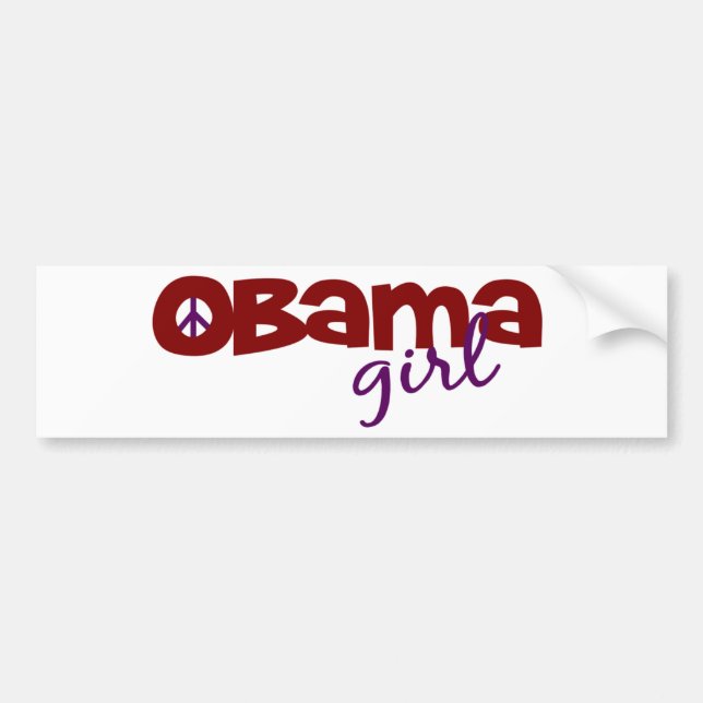 Obama Girl Bumper Sticker (Front)